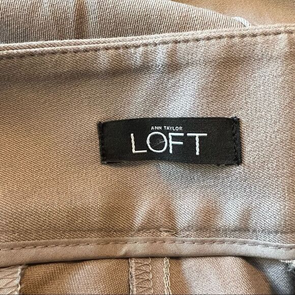 NWT! Loft grey Marissa cropped pants - Picture 4 of 10